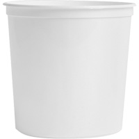 Contenant de rangement pour la nourriture, Plastique, Capacit&eacute; de 2 L, Blanc Les Fournitures Industrielles Méga
