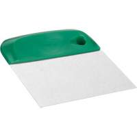 Flexible Stainless Steel Dough Cutter/Scraper, Green, 4-1/2" W x 5-3/4" L Les Fournitures Industrielles Méga