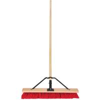 Balai-brosse &agrave; manche renforc&eacute;, 24", Moyen, Soies PVC Les Fournitures Industrielles Méga