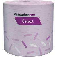 Papier hygi&eacute;nique PRO Select, 1 Pli, 1000 Feuilles/Rouleu, Blanc Les Fournitures Industrielles Méga