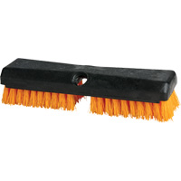Brosse de nettoyage, 10" l, Soies Polypropyl&egrave;ne, Noir/Rouge Les Fournitures Industrielles Méga