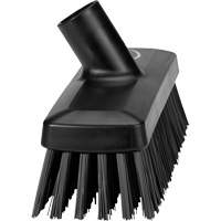 Compact Wall/Deck Broom, Stiff Bristles, 8-9/10", Polyester/Polypropylene, Black Les Fournitures Industrielles Méga