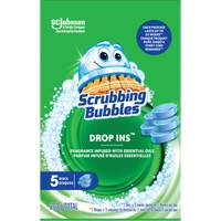 Pastilles nettoyantes pour toilettes Scrubbing Bubbles Drop-Ins, 200 g, Tampon Les Fournitures Industrielles Méga
