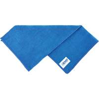 Chiffon de d&eacute;poussi&eacute;rage et nettoyage, Microfibre, Bleu Les Fournitures Industrielles Méga