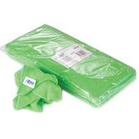 Dusting & Cleaning Cloth, Microfibre, Green Les Fournitures Industrielles Méga
