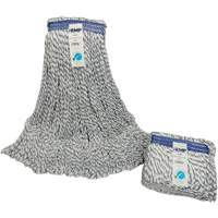 Candy-Striped Mop Head, Floor Finishing, Synthetic, Loop Style Les Fournitures Industrielles Méga