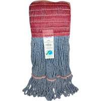 Wide-Band Mop Head, Antimicrobial/Floor Finishing/Specialty, Cotton/Rayon/Synthetic, Loop Style Les Fournitures Industrielles Méga