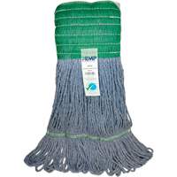 Wide-Band Mop Head, Antimicrobial/Floor Finishing/Specialty, Cotton/Rayon/Synthetic, Loop Style Les Fournitures Industrielles Méga