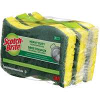Scotch-Brite&reg; Heavy Duty Scrub Sponge, Scrubbing, 2-3/5" W x 4-2/5" L Les Fournitures Industrielles Méga
