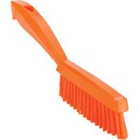 Brosse &agrave; main &eacute;troite &agrave; manche court, Soies Tr&egrave;s ferme, Longueur de 11-4/5", Orange Les Fournitures Industrielles Méga