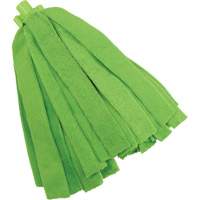 Socket Mop, Green, Microfibre, Cut Style Les Fournitures Industrielles Méga