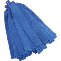 Socket Mop, Blue, Microfibre, Cut Style Les Fournitures Industrielles Méga