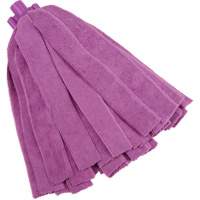 Socket Mop, Purpole, Microfibre, Cut Style Les Fournitures Industrielles Méga