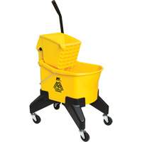 Grizzly Mop Wringer & Bucket, Down Press, 8 US Gal. (32 Quart), Yellow Les Fournitures Industrielles Méga