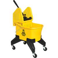 Grizzly Mop Wringer & Bucket, Side Press, 8 US Gal. (32 Quart), Yellow Les Fournitures Industrielles Méga