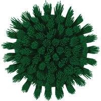Brosse ronde HyDrive pour perceuse, Soies Tr&egrave;s ferme, Longueur de 3-1/10", Vert Les Fournitures Industrielles Méga