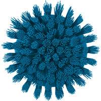 Brosse ronde HyDrive pour perceuse, Soies Tr&egrave;s ferme, Longueur de 3-1/10", Bleu Les Fournitures Industrielles Méga
