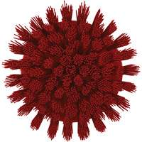Brosse ronde HyDrive pour perceuse, Soies Tr&egrave;s ferme, Longueur de 3-1/10", Rouge Les Fournitures Industrielles Méga