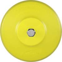 Brosse ronde HyDrive pour perceuse, Soies Tr&egrave;s ferme, Longueur de 3-1/10", Jaune Les Fournitures Industrielles Méga