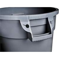 Grey Titan Garbage Container, Plastic, 20 US gal. Les Fournitures Industrielles Méga