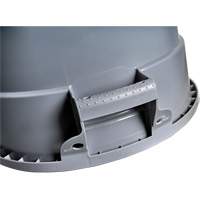 Grey Titan Garbage Container, Plastic, 20 US gal. Les Fournitures Industrielles Méga