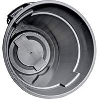 Grey Titan Garbage Container, Plastic, 20 US gal. Les Fournitures Industrielles Méga