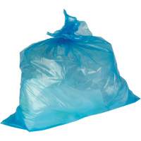 Sacs &agrave; d&eacute;chets de calibre industriel, Fort, 30" la x 38" lo, 0,9 mils, Bleu, Capacit&eacute; 88 L (20 gal.) Les Fournitures Industrielles Méga