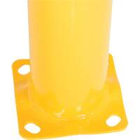 Bollard, Steel, 42" H x 5-1/2" W, Yellow Les Fournitures Industrielles Méga