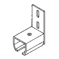Curtain Partition Wall Mount End Connector Les Fournitures Industrielles Méga