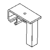 Track Bracket for Floor Support Hardware Les Fournitures Industrielles Méga