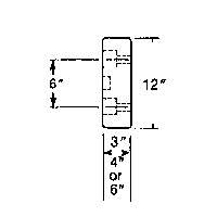 Butoirs de quai en caoutchouc moul&eacute;s, Caoutchouc, 30" la x 4" p x 10" h Les Fournitures Industrielles Méga