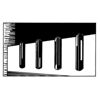 D&eacute;fenses de quai en caoutchouc refoul&eacute;, Caoutchouc, 4-1/2" la x 12" lo x 3-3/4" p Les Fournitures Industrielles Méga