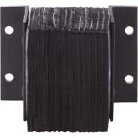 Laminated Dock Bumpers, Horizontal, Rubber, 12" W x 4" D x 10" H Les Fournitures Industrielles Méga