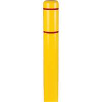 Polyethylene Bollard Covers, 6-5/8" Dia. x 52" L, Yellow Les Fournitures Industrielles Méga