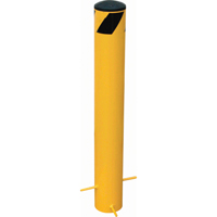 Bornes &agrave; couler, Acier, 35" h x 5-9/16" la, Jaune Les Fournitures Industrielles Méga