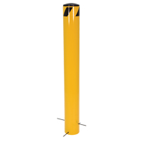 Bornes &agrave; couler, Acier, 36-1/2" h x 5-9/16" la, Jaune Les Fournitures Industrielles Méga