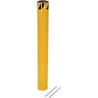 Bornes &agrave; couler, Acier, 48-1/2" h x 5-9/16" la, Jaune Les Fournitures Industrielles Méga