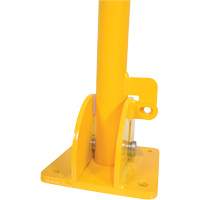 Butoirs repliables, Acier, 42" h x 1-3/4" la, Jaune Les Fournitures Industrielles Méga