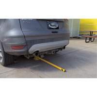 Butoirs repliables, Acier, 42" h x 1-3/4" la, Jaune Les Fournitures Industrielles Méga