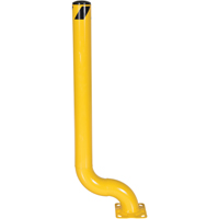 Borne d&eacute;sax&eacute;e, Acier, 54" h x 4-1/2" la, Jaune Les Fournitures Industrielles Méga