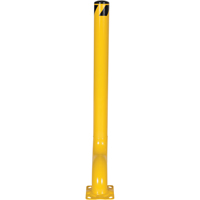 Borne d&eacute;sax&eacute;e, Acier, 54" h x 4-1/2" la, Jaune Les Fournitures Industrielles Méga