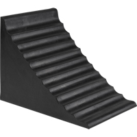 Cale de roue, 9-7/8" x 7-1/8" x 7-1/2", Noir Les Fournitures Industrielles Méga