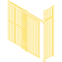 Composantes pour partitions & cloisons grillag&eacute;es - Quincaillerie Les Fournitures Industrielles Méga