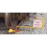 Single Rail Chock With Flag Rail Combo Les Fournitures Industrielles Méga