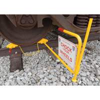 Single Rail Chock With Flag Rail Combo Les Fournitures Industrielles Méga