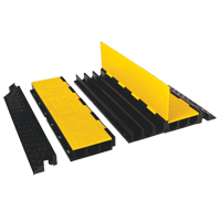 Yellow Jacket&reg; Cable Protector System, 3 Channels, 36" L x 18.5" W x 3" H Les Fournitures Industrielles Méga