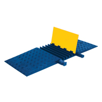 Yellow Jacket&reg; Cable Protector, 5 Channels, 18" L x 50" W x 1.875" H Les Fournitures Industrielles Méga