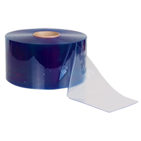 Rouleau en vrac de rideaux en lani&egrave;res, 200' x 12" x 0,12" Les Fournitures Industrielles Méga