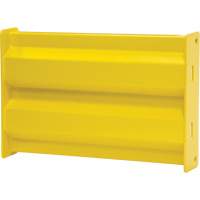 Industrial Safety Guard Rail, Steel, 19" L x 12" H, Safety Yellow Les Fournitures Industrielles Méga