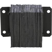Butoir de quai lamell&eacute;, Horizontal, Caoutchouc, 12" la x 6" p x 10" h Les Fournitures Industrielles Méga